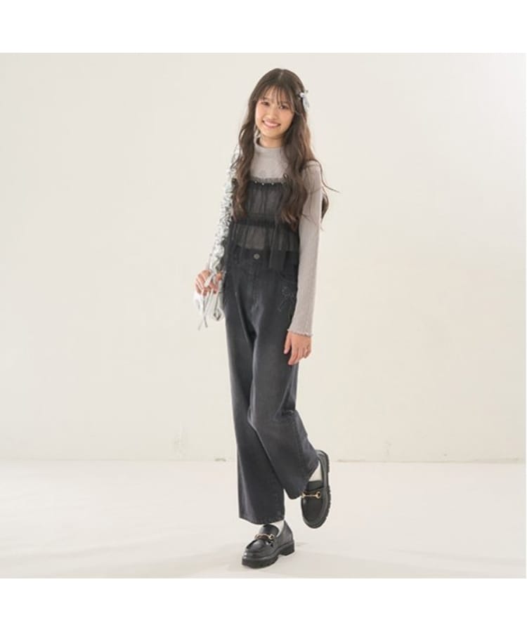 アソートデザイン美脚ルーズストレートデニムパンツ（その他） | mezzo