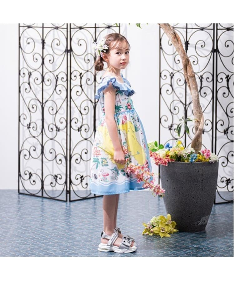 ANNA SUI リゾート柄ワンピース（ミドルワンピース） | ANNA SUI mini