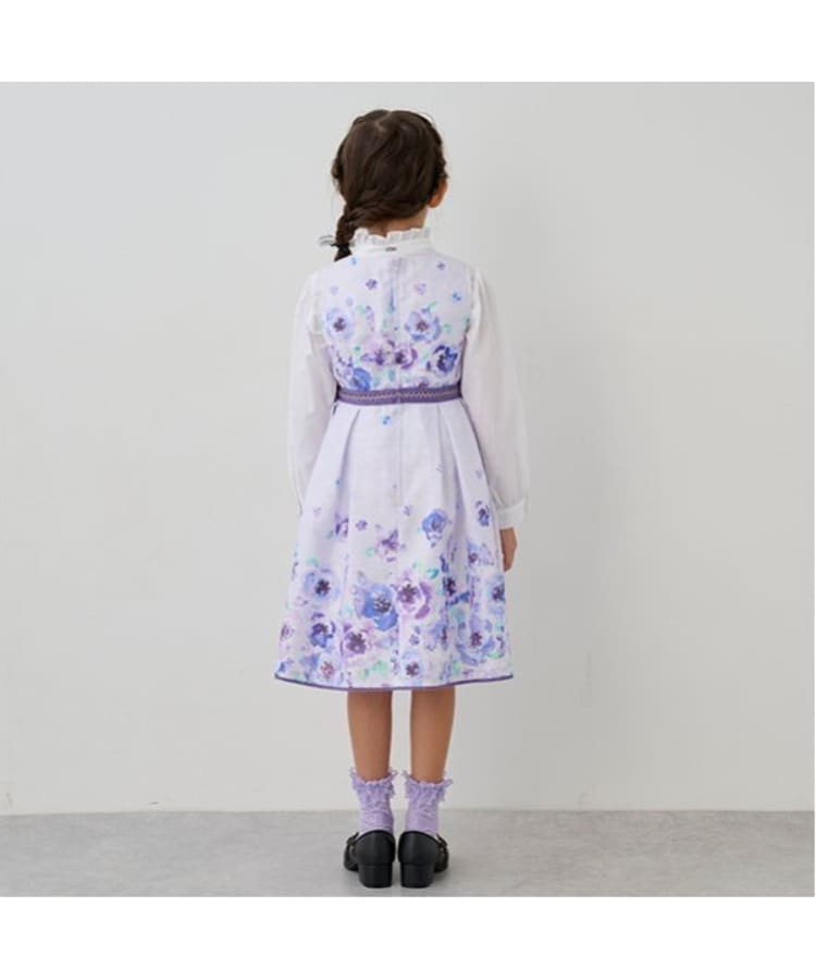 セレモニー】水彩花柄ワンピース（その他） | ANNA SUI mini（アナ