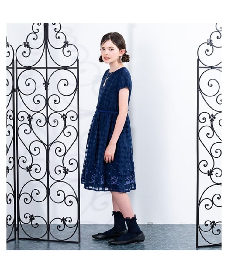 オーガンジー裾刺繍ワンピース（その他） | ANNA SUI mini（アナ スイ