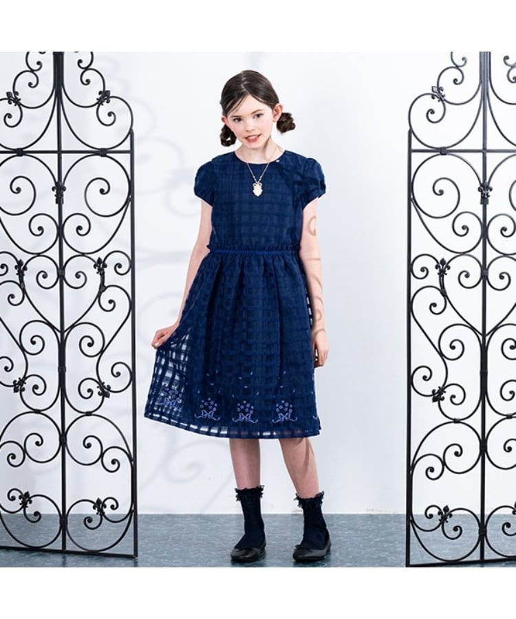 オーガンジー裾刺繍ワンピース（その他） | ANNA SUI mini（アナ スイ