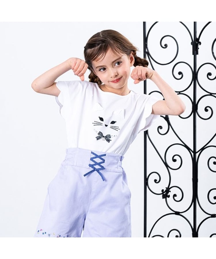 ネコフェイスTシャツ（Tシャツ） | ANNA SUI mini（アナ スイ・ミニ