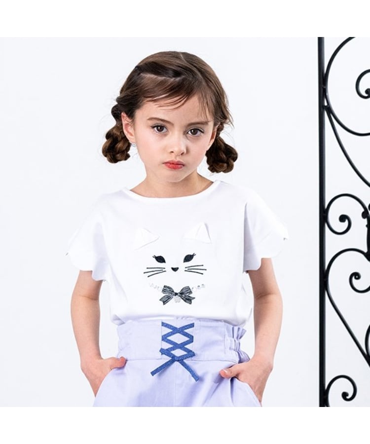 ネコフェイスTシャツ（Tシャツ） | ANNA SUI mini（アナ スイ・ミニ