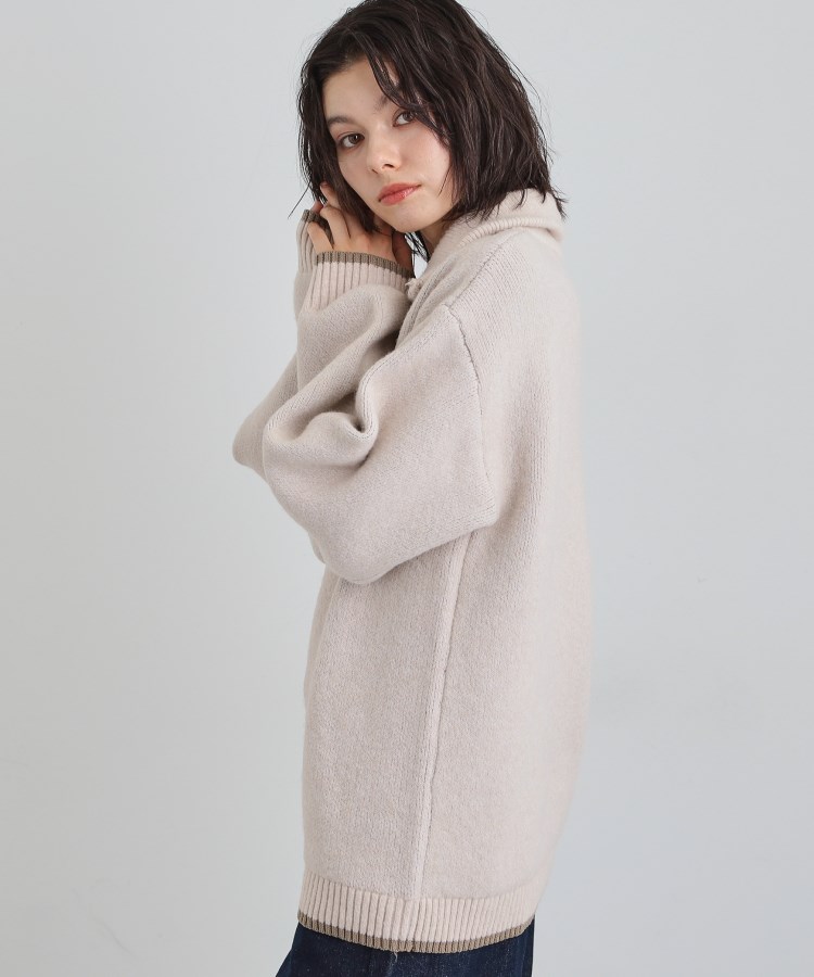 洗える】ほど良くラフで女性らしい ハーフZIPニット（ニット/セーター