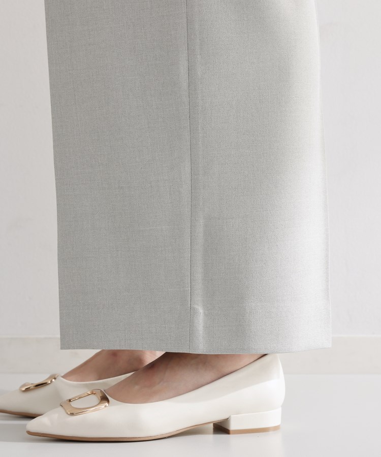 通勤・セレモニー】CAVIAN 2タックワイドパンツ/セットアップ可（フル