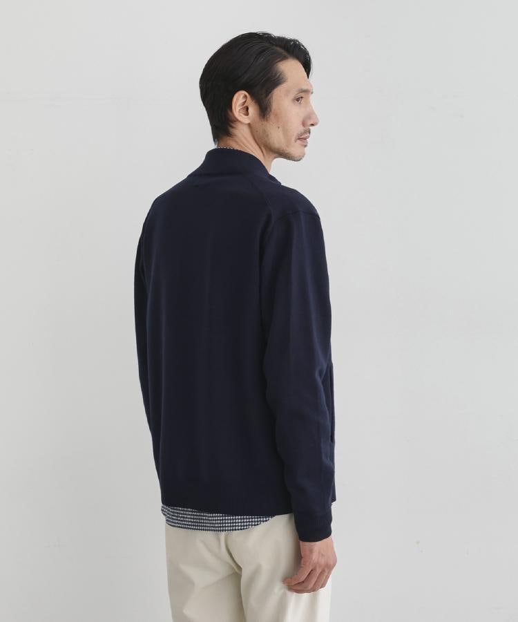 アンチピリング ジップアップ ニット（ニット/セーター） | TAKEO