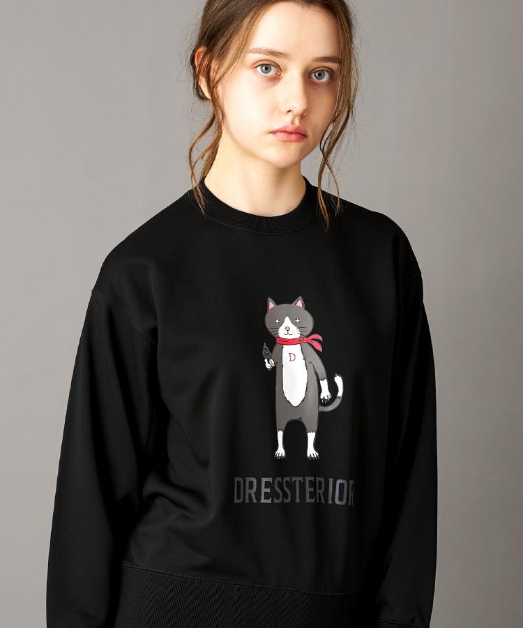 ECルクア別注】キャット裏毛スウェット（スウェット・トレーナー