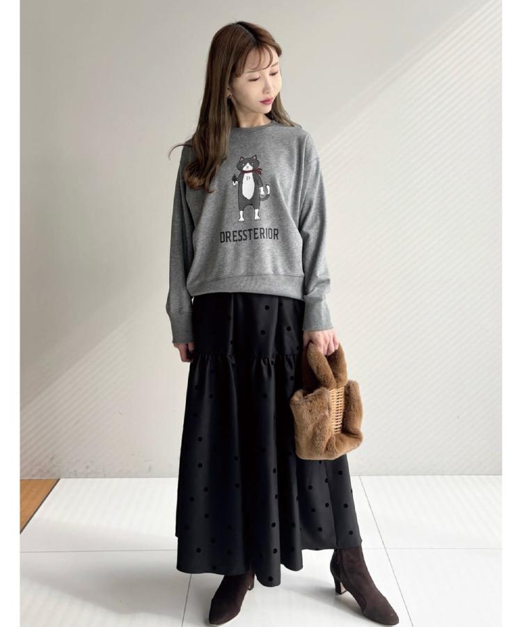 ECルクア別注】キャット裏毛スウェット（スウェット・トレーナー