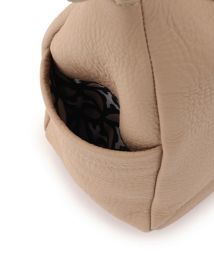 通勤対応】シュリンクレザーショルダーバッグ（ハンドバッグ