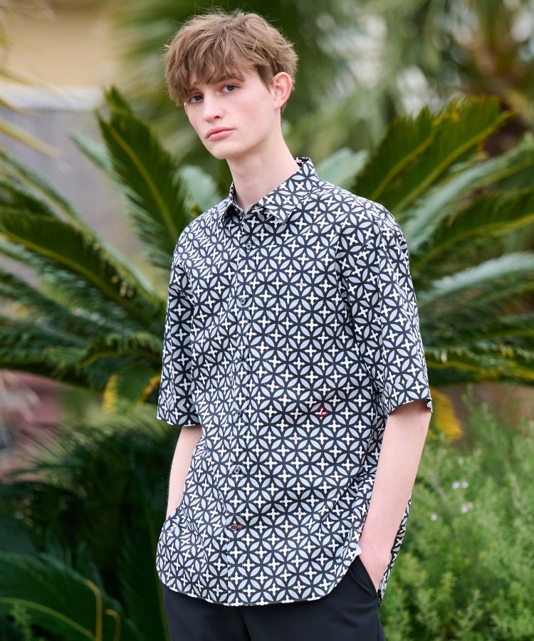 Safari5月号掲載】オーバーラップサークル ショートスリーブシャツ