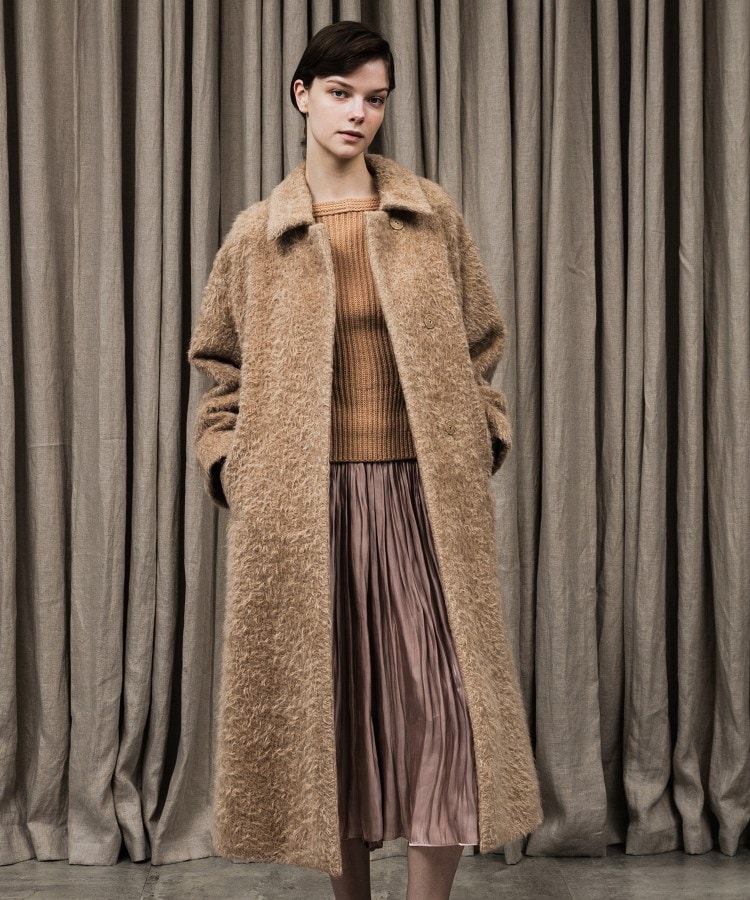 スーリーアルパカコート（ステンカラーコート） | UNTITLED（アン