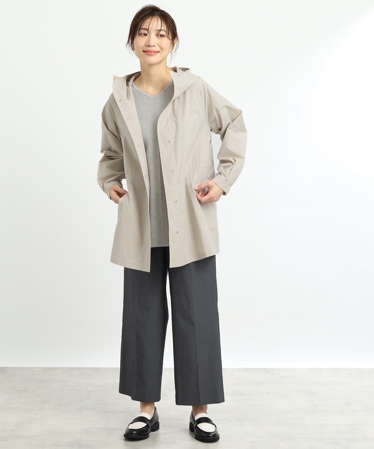 夏SALE／撥水／手洗い可】ライティフーディコート（フーデットコート