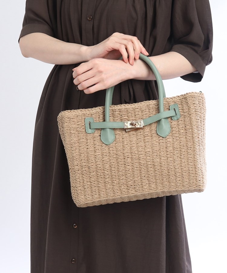 スクエアデザイン雑材バッグ（ショルダーバッグ） | Reflect