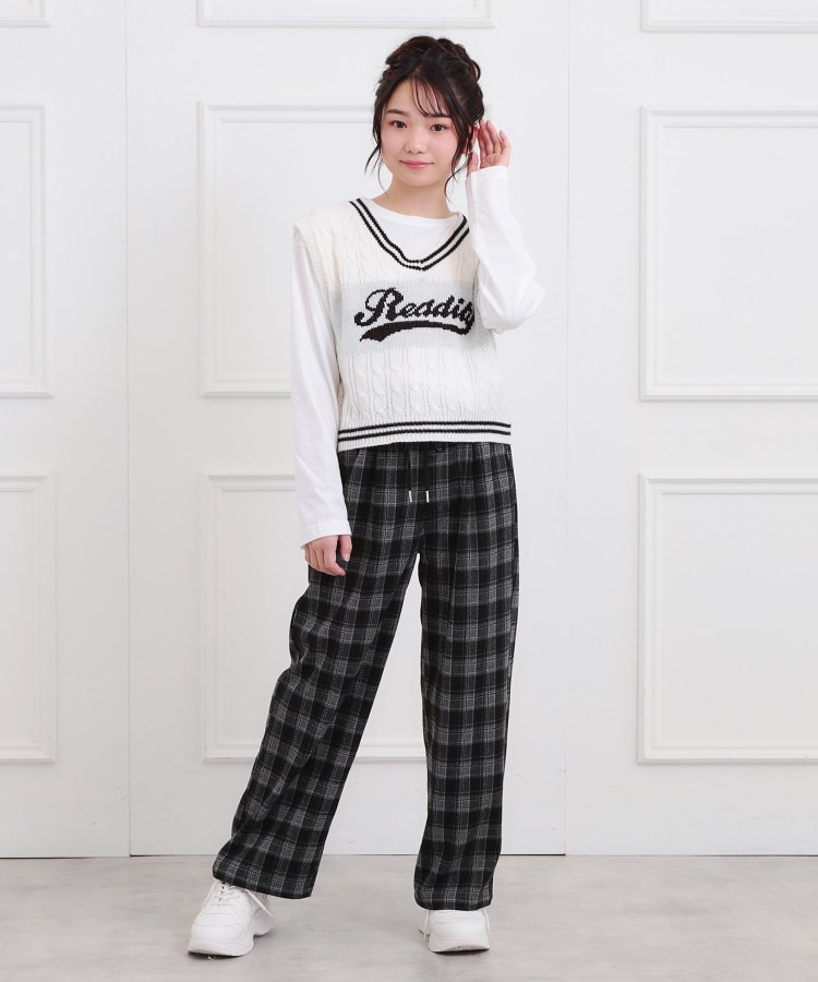 ◇裏起毛イージーロングパンツ（フルレングスパンツ） | PINK-latte