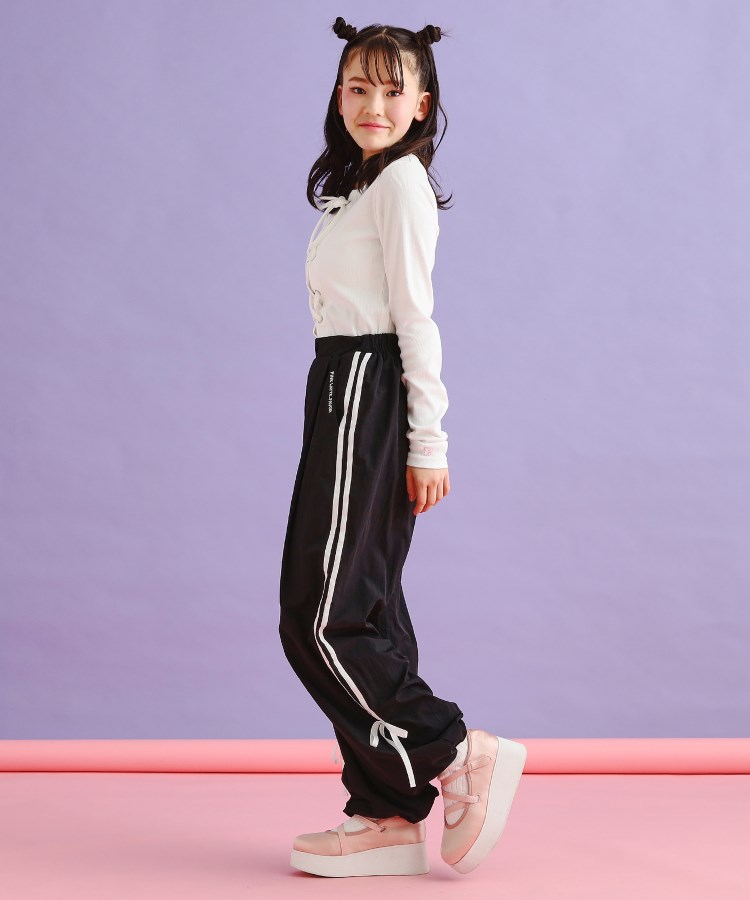 ラインリボンシャカパンツ（フルレングスパンツ） | PINK-latte