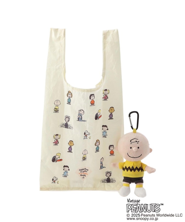 ワンズテラスオリジナル】SNOOPY ぬいぐるみエコバッグ（スヌーピー