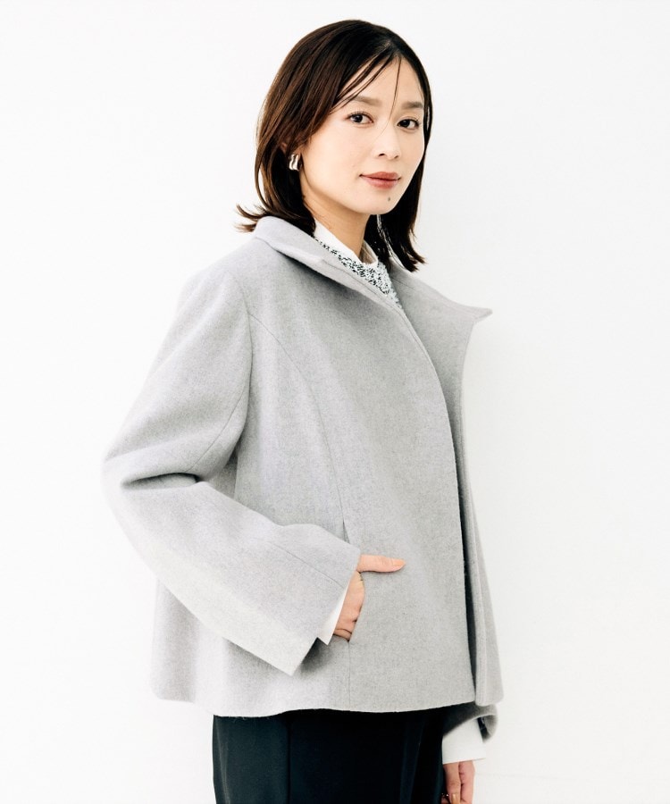スタンドカラーショートコート（スタンドカラーコート） | UNTITLED