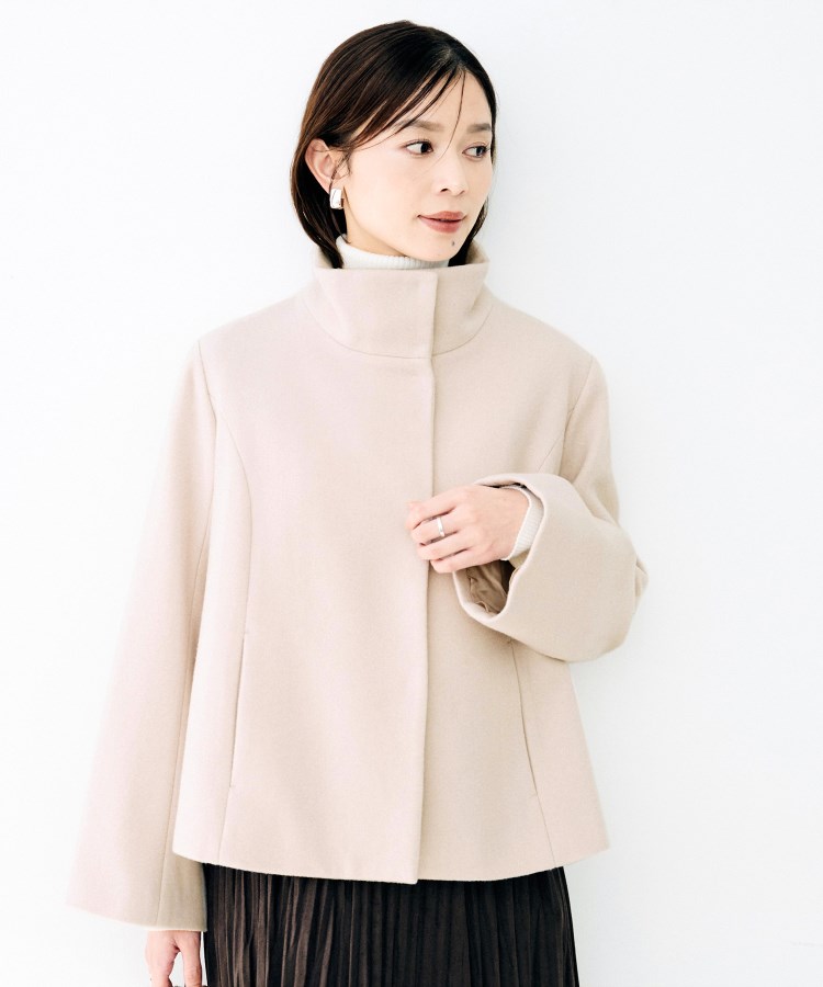 スタンドカラーショートコート（スタンドカラーコート） | UNTITLED