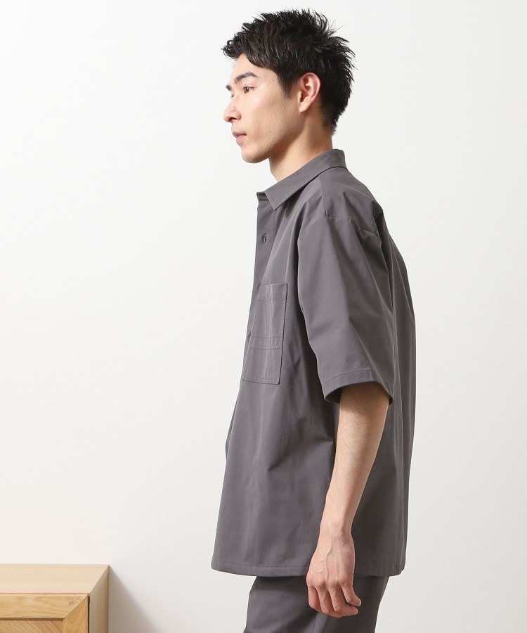 パーフェクテックツイル5分袖シャツ【セットアップ可/吸水速乾/UV