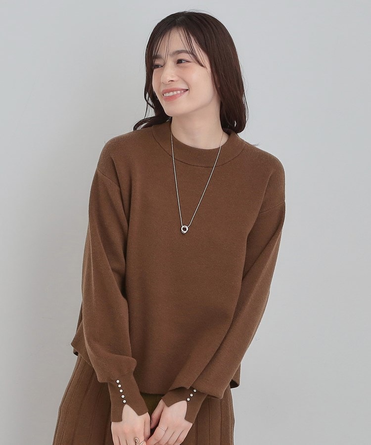 セットアップ可/S-LL】インせず着られる 洗えるもちもち裾ラウンド