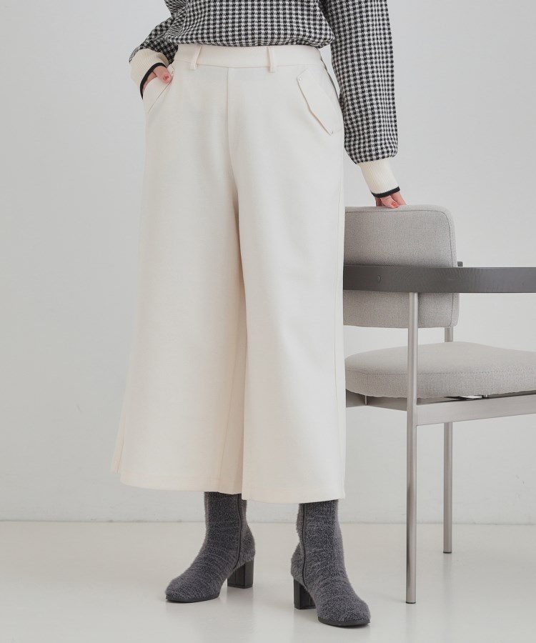 あったか】裏起毛ガウチョパンツ（フルレングスパンツ） | SHOO・LA