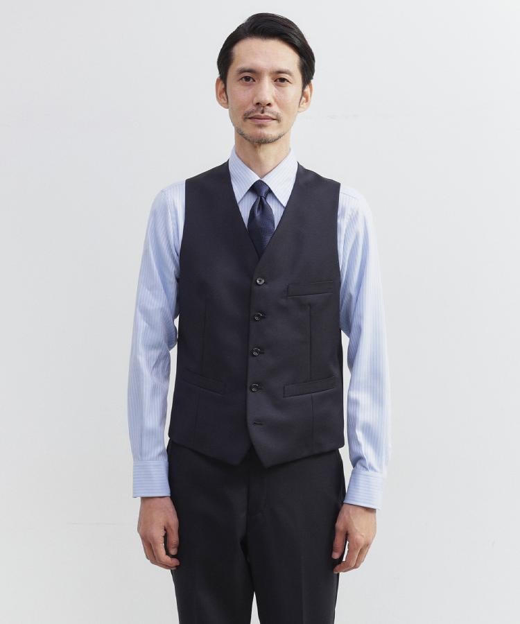 冠婚葬祭/3ピース対応】サージ ベスト（ベスト(単品)） | TAKEO