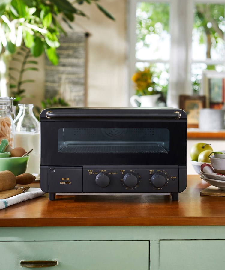 スチーム＆ベイク トースター BOE067-BK ＜BRUNO ブルーノ＞（キッチン