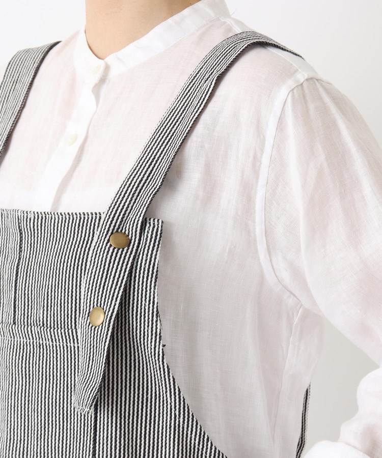 ヒッコリーストライプエプロン L BK ＜212Kオリジナル＞（エプロン