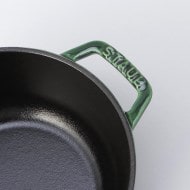 ◇Wa-NABE オリーブ S 16cm バジルグリーン ＜STAUB ストウブ＞（鍋