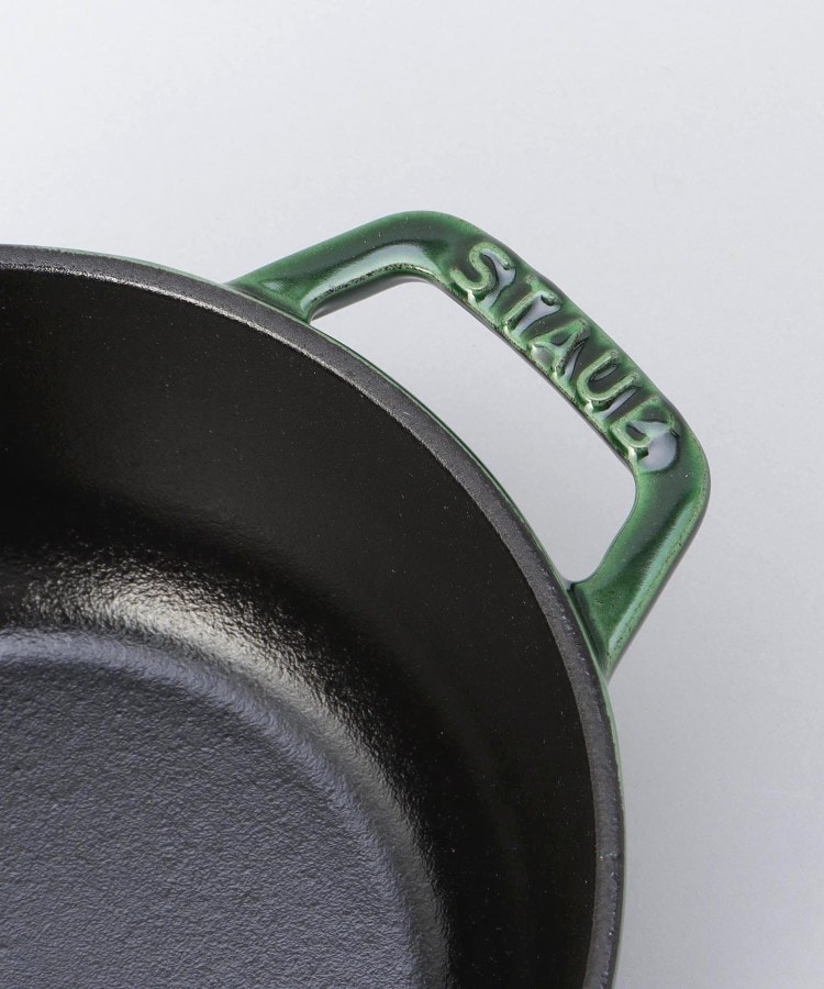 ◇Wa-NABE オリーブ S 16cm バジルグリーン ＜STAUB ストウブ＞（鍋