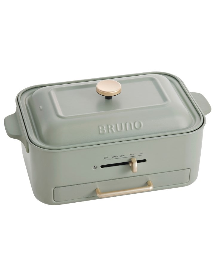 コンパクトグリルホットプレート グリーン ＜BRUNO ブルーノ