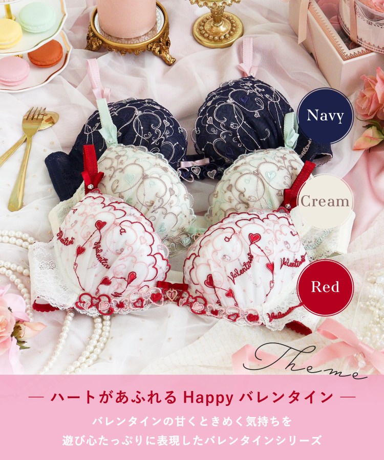 ヘルティー ブラジャー (B-C) ＜リサマリミラクル谷間ブラ＞（ワイヤー