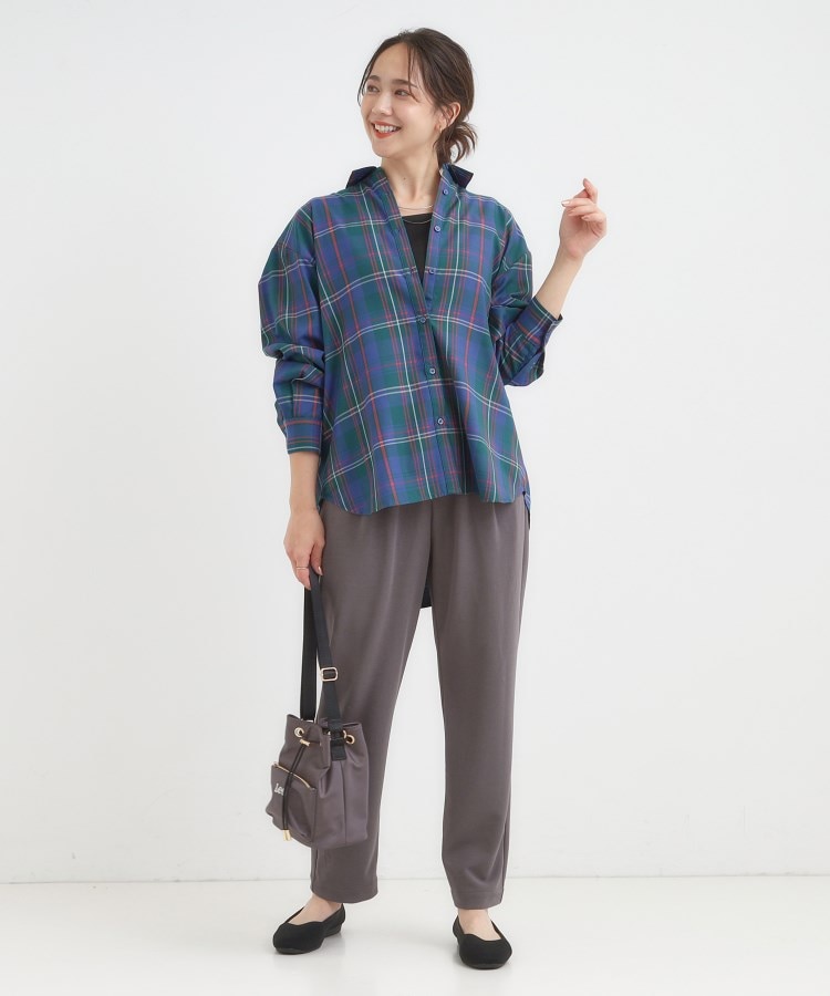 洗濯機可/S-LL】春まで使える程よい抜け感 大人のチェックシャツ