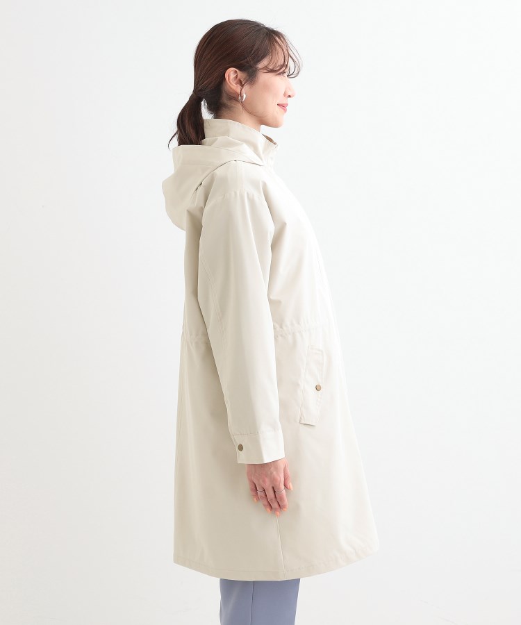 撥水/防花粉/S-LL】ライナー付き ミリタリーフーデッドコート