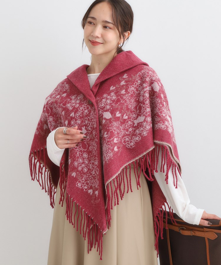 リバーシブル】心もほっこり アニマル柄ポンチョ（ポンチョ） | SHOO