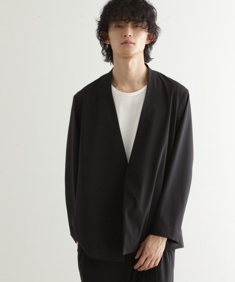 吸水速乾】COOLMAX(R)サマーノーカラージャケット/セットアップ対応