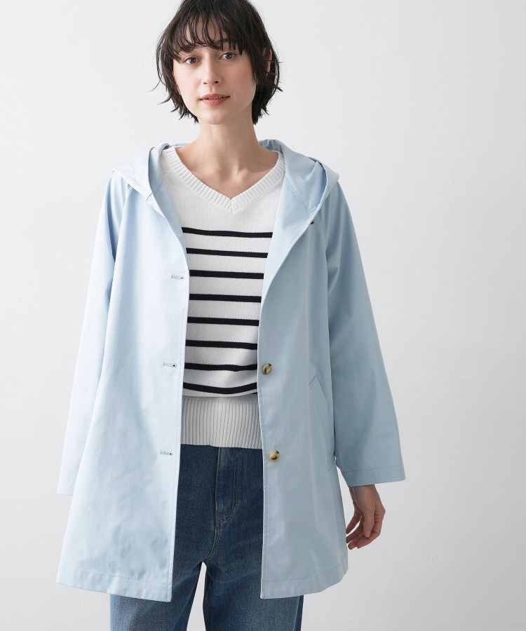洗える】フードトレンチコート（フーデットコート） | Dessin(Ladies