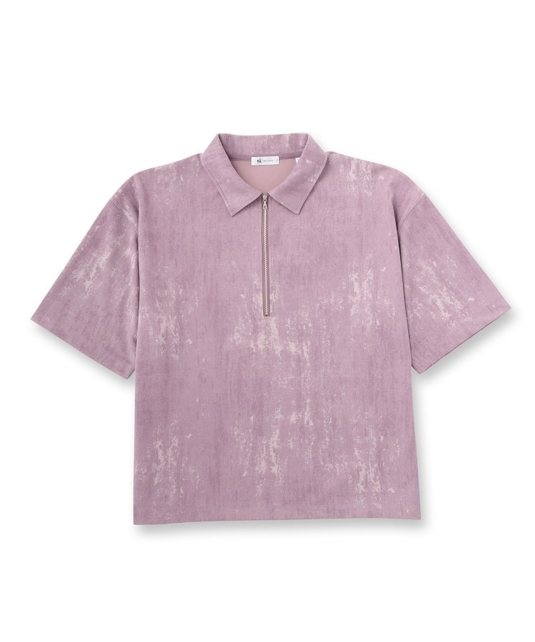 ヴィンテージライクハーフジップポロシャツ（ポロシャツ） | tk.TAKEO