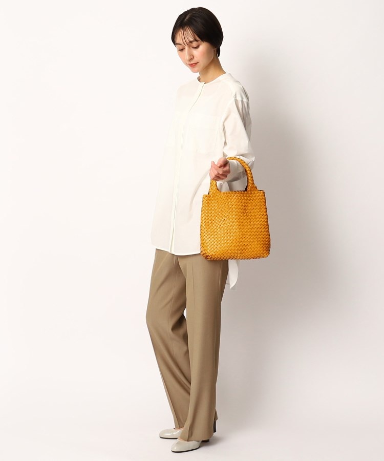 ブレッツァバッファロー】レザーメッシュトートバッグ S 本革（商品