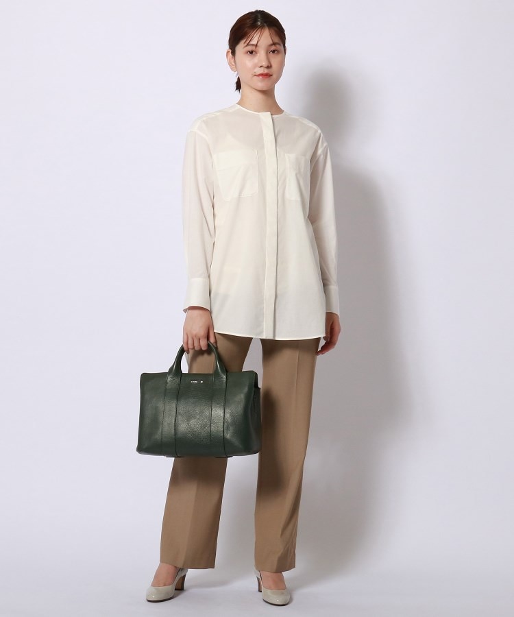 ランポ】レザーハンドバッグ M 本革 ビジネスバッグ（商品番号：P25