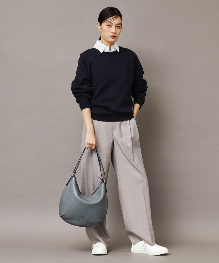 ソーロ】レザーショルダーバッグ M 2WAY 本革（商品番号：P25-20609