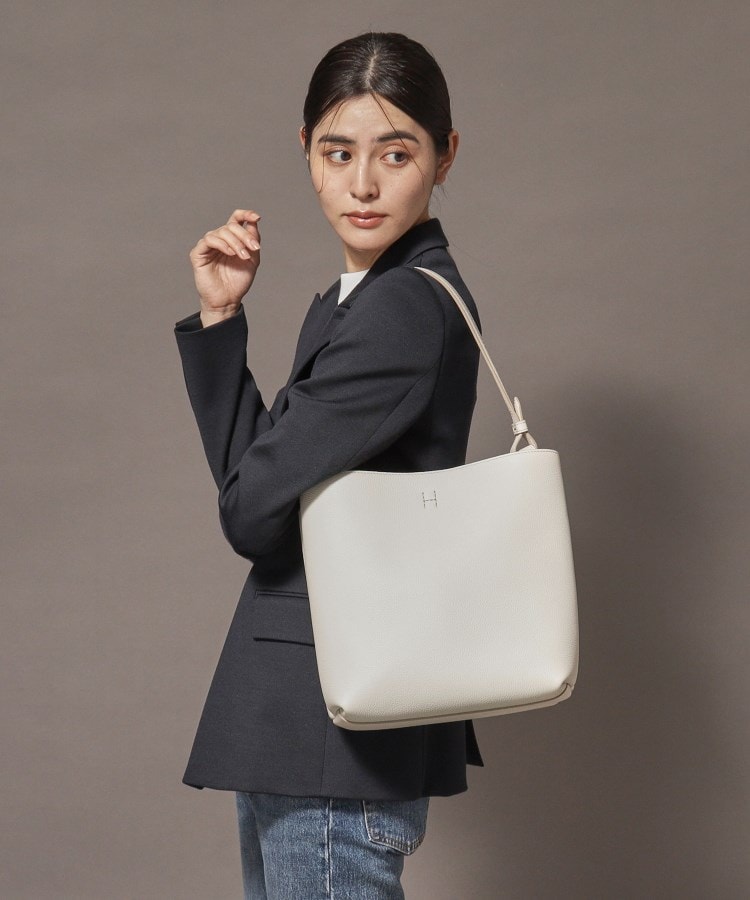 ポルタ】レザーショルダーバッグ M 本革（商品番号：P25-35421