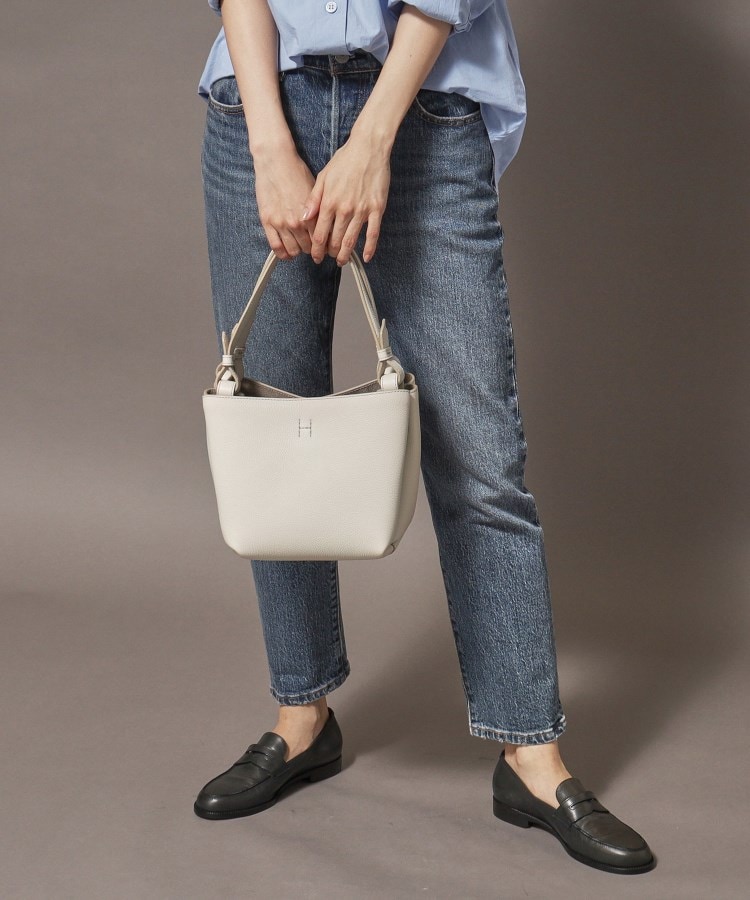 ポルタ】レザートートバッグ S 本革（商品番号：P25-35422）（トート