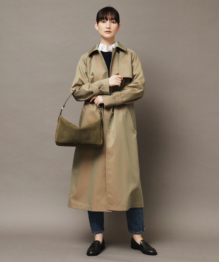 アルタレーナ】ヌバック レザーショルダーバッグ M 本革（商品番号