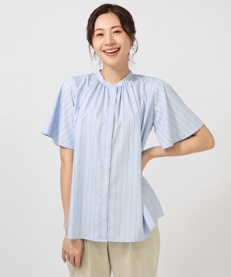 XS～4L】前後2WAYブラウス【ウォッシャブル／洗える／形態安定