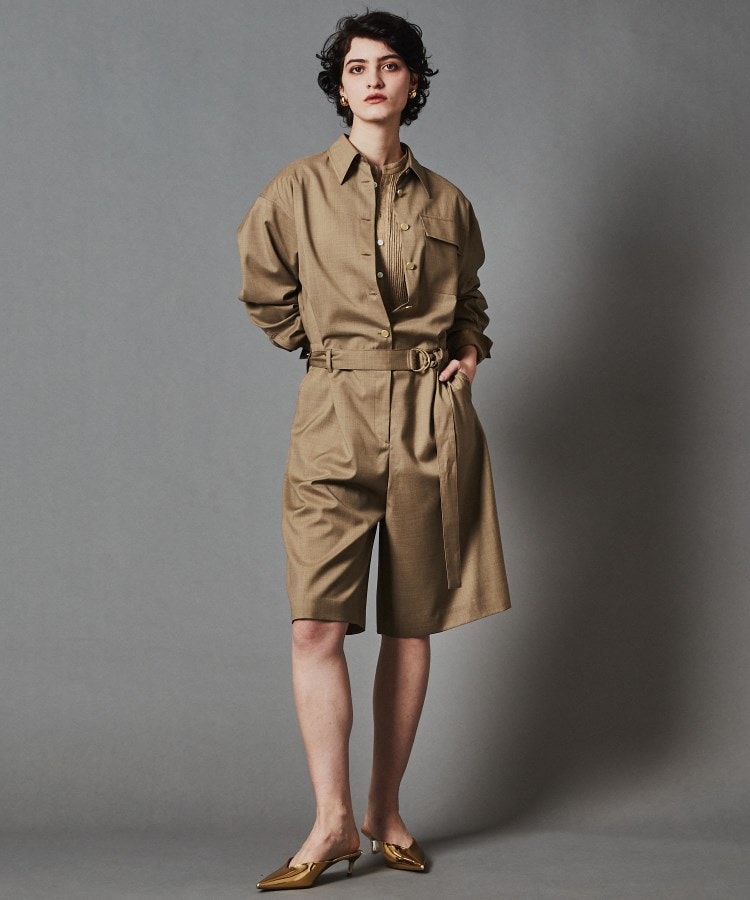 ミドリカワ、midorikawaチェック柄ジャンプスーツ・つなぎ ミドリカワ