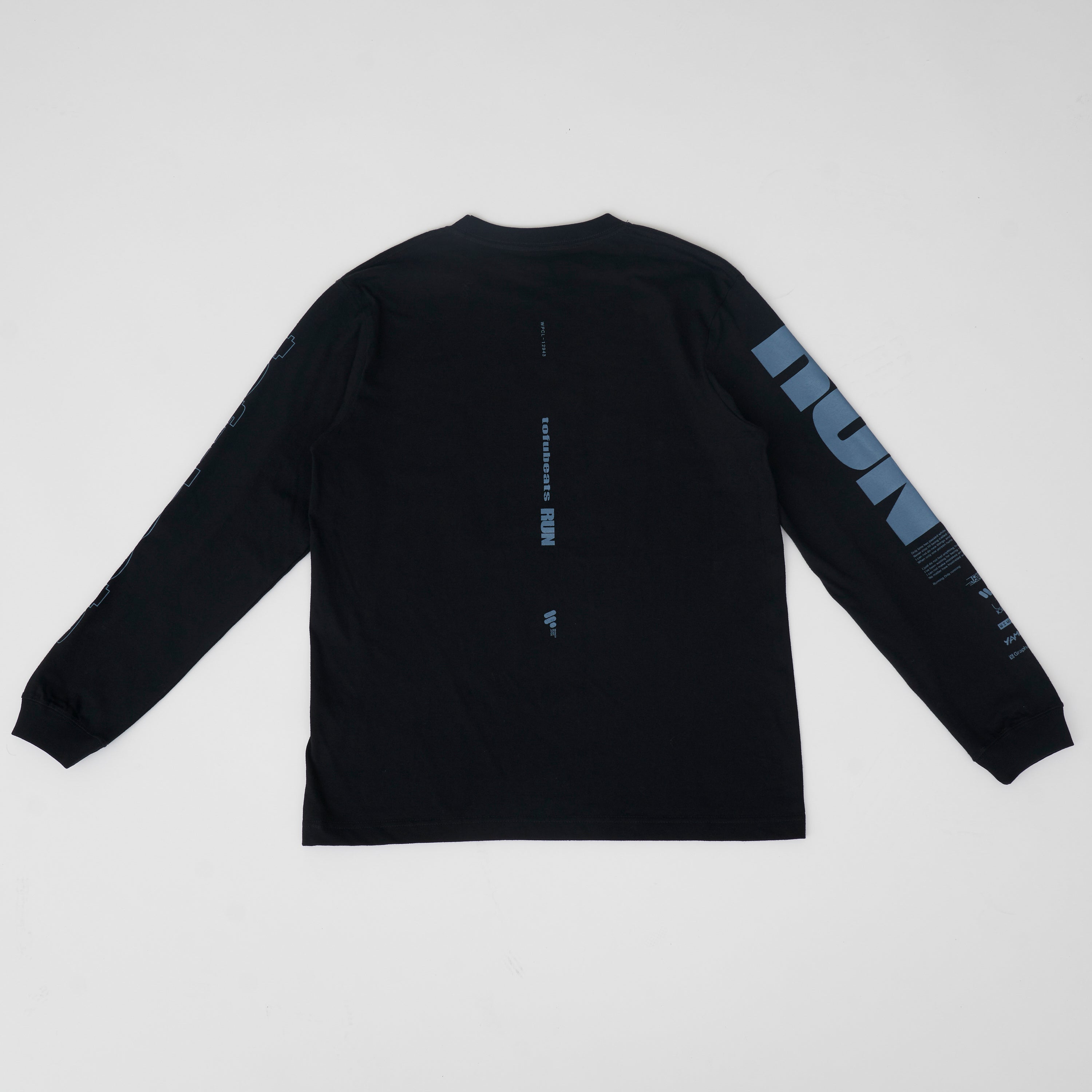 10th anniv. 「RUN」Long Sleeve T-Shirt BLACK – ワーナー