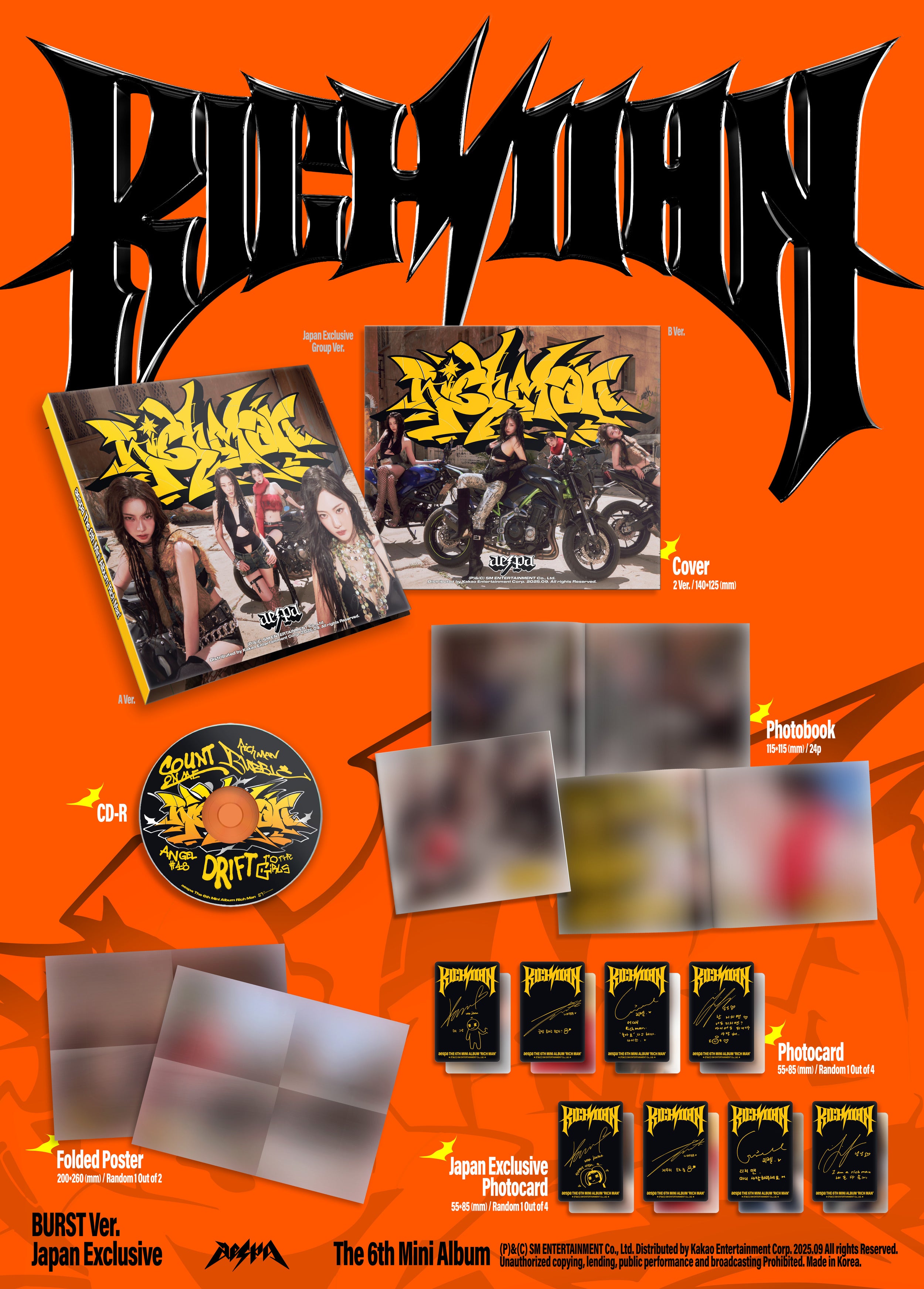 The 6th Mini Album 'Rich Man' (Japan Exclusive Ver.) – ワーナー