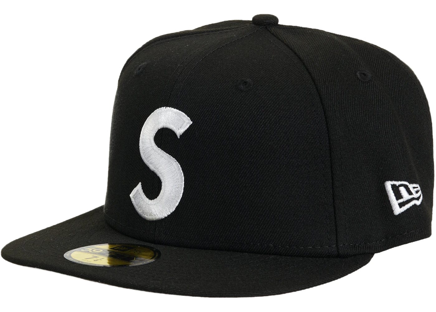 Supreme Jesus Piece S Logo New Era 59Fifty Hat Black – YankeeKicks