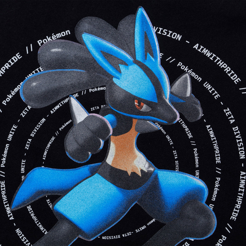 Pokémon UNITE × ZETA DIVISION TEE Lucario – ZETA DIVISION STORE